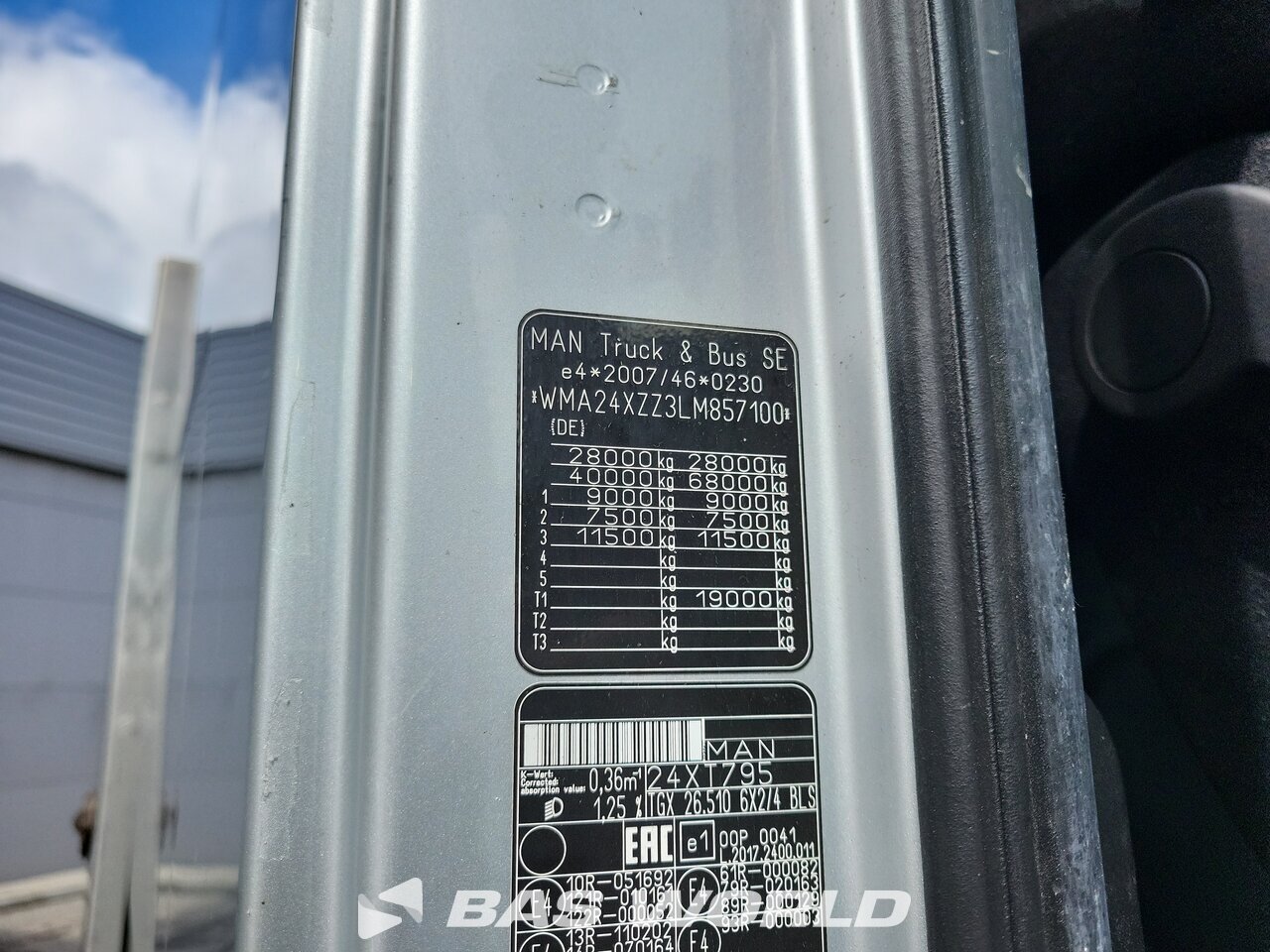 Other : MAN TGX 26.510 Тягач