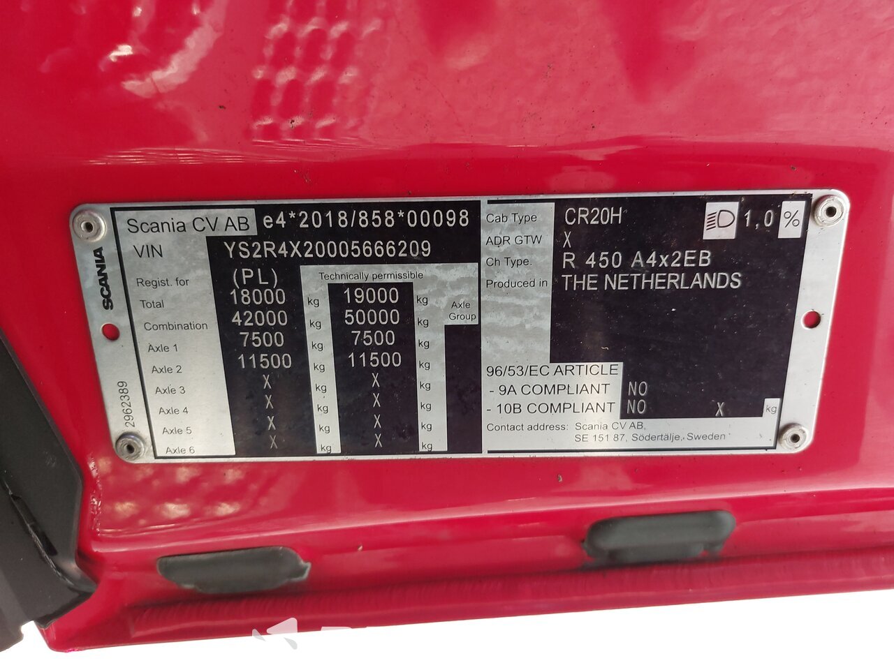 Other : Scania R450 Trækker
