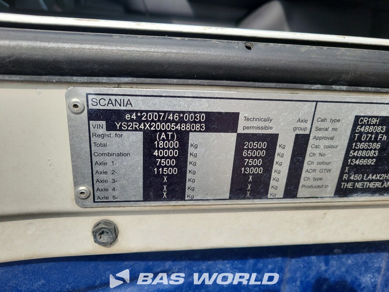 Other : Scania R450 tegljač
