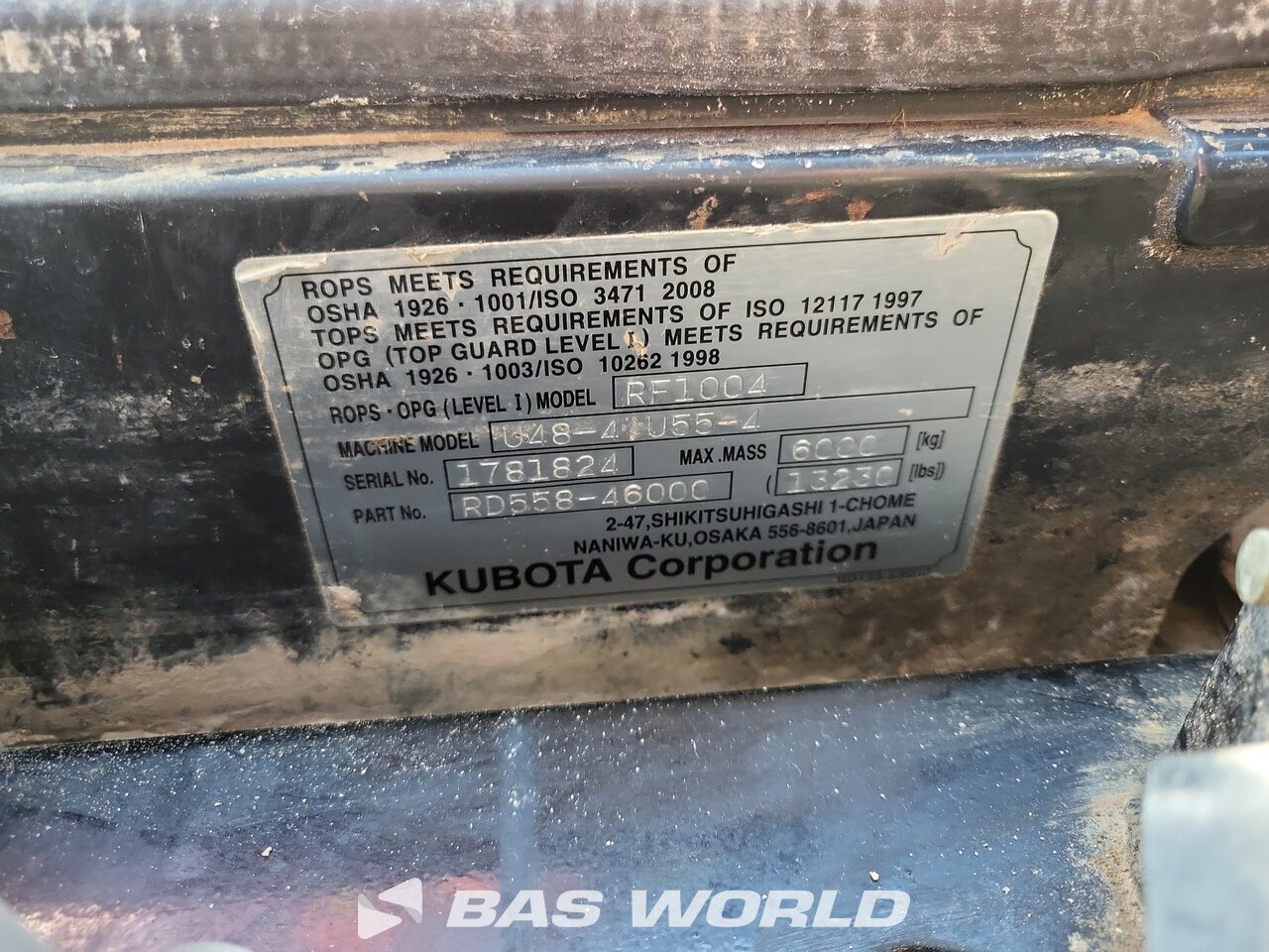 Other : Kubota U48-4 Mini Escavadora <10t