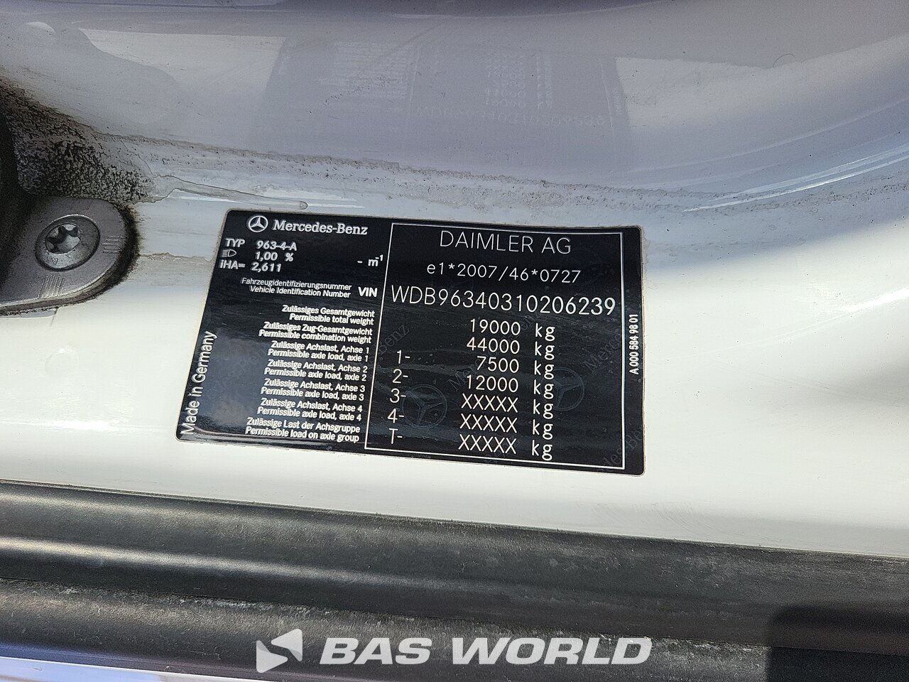 Other : Mercedes Actros 1843 Trækker