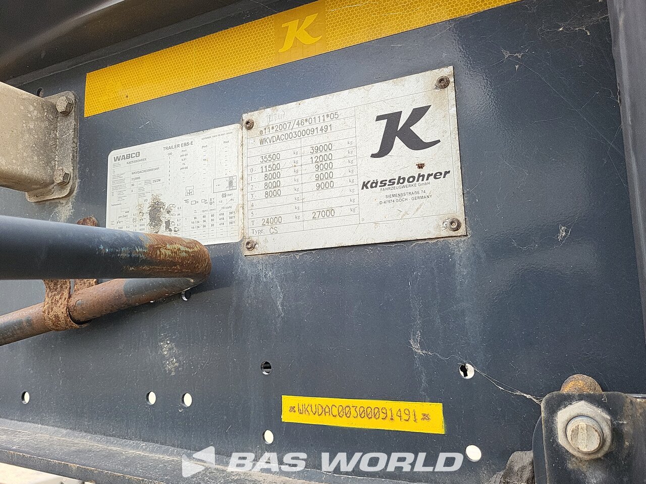 Other : Kässbohrer Konttialustan puoliperävaunu