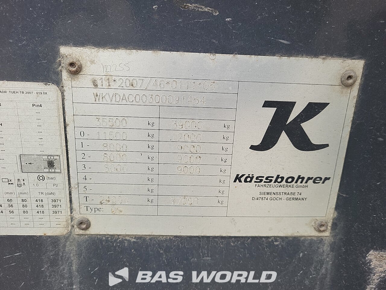 Other : Kässbohrer Konttialustan puoliperävaunu
