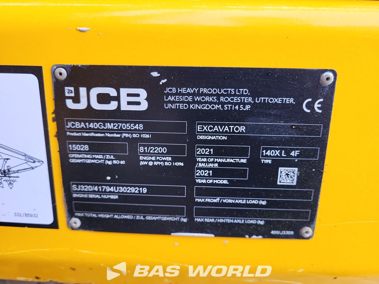 Other : JCB 140X L 4F Bageri gusjeničari