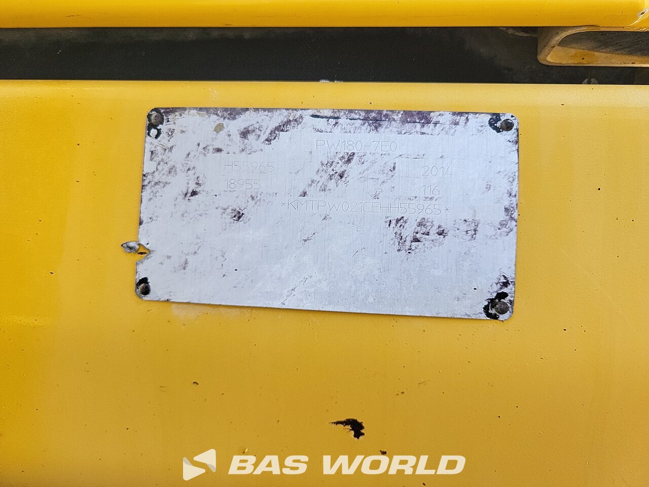Other : Komatsu PW180 -7E0 Bager na kotače