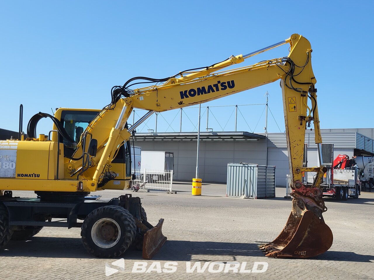 Other : Komatsu PW180 -7E0 Bager na kotače