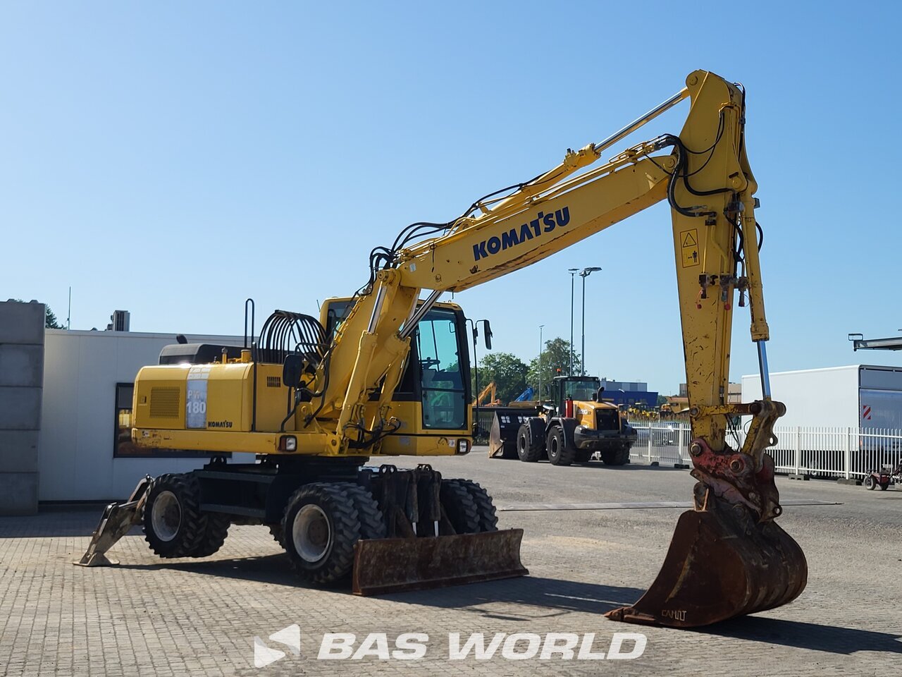 Other : Komatsu PW180 -7E0 Bager na kotače