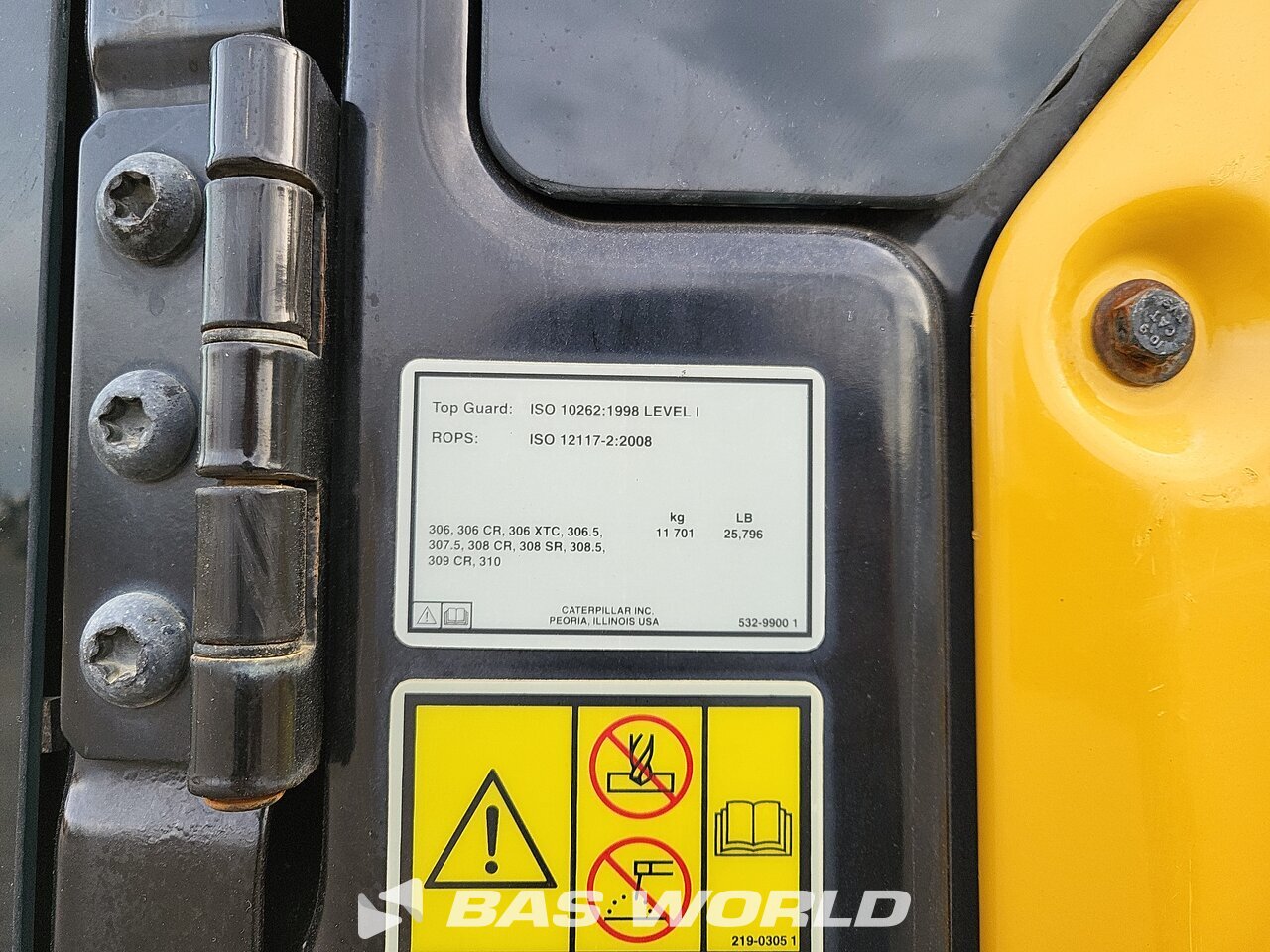 Other : Caterpillar 308 CR Mini bager <10t