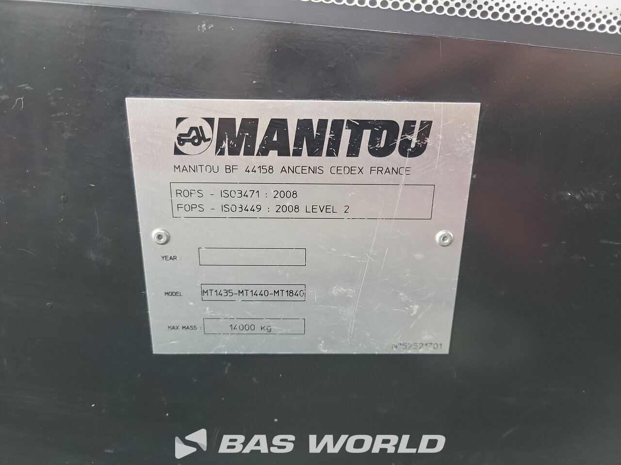 Other : Manitou MT1440 رافعة تلسكوبية