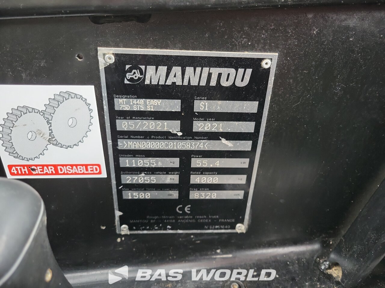 Other : Manitou MT1440 رافعة تلسكوبية