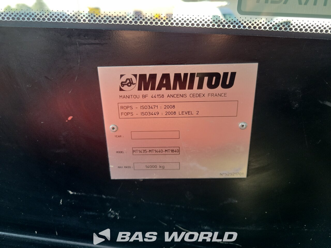Other : Manitou MT1440 رافعة تلسكوبية