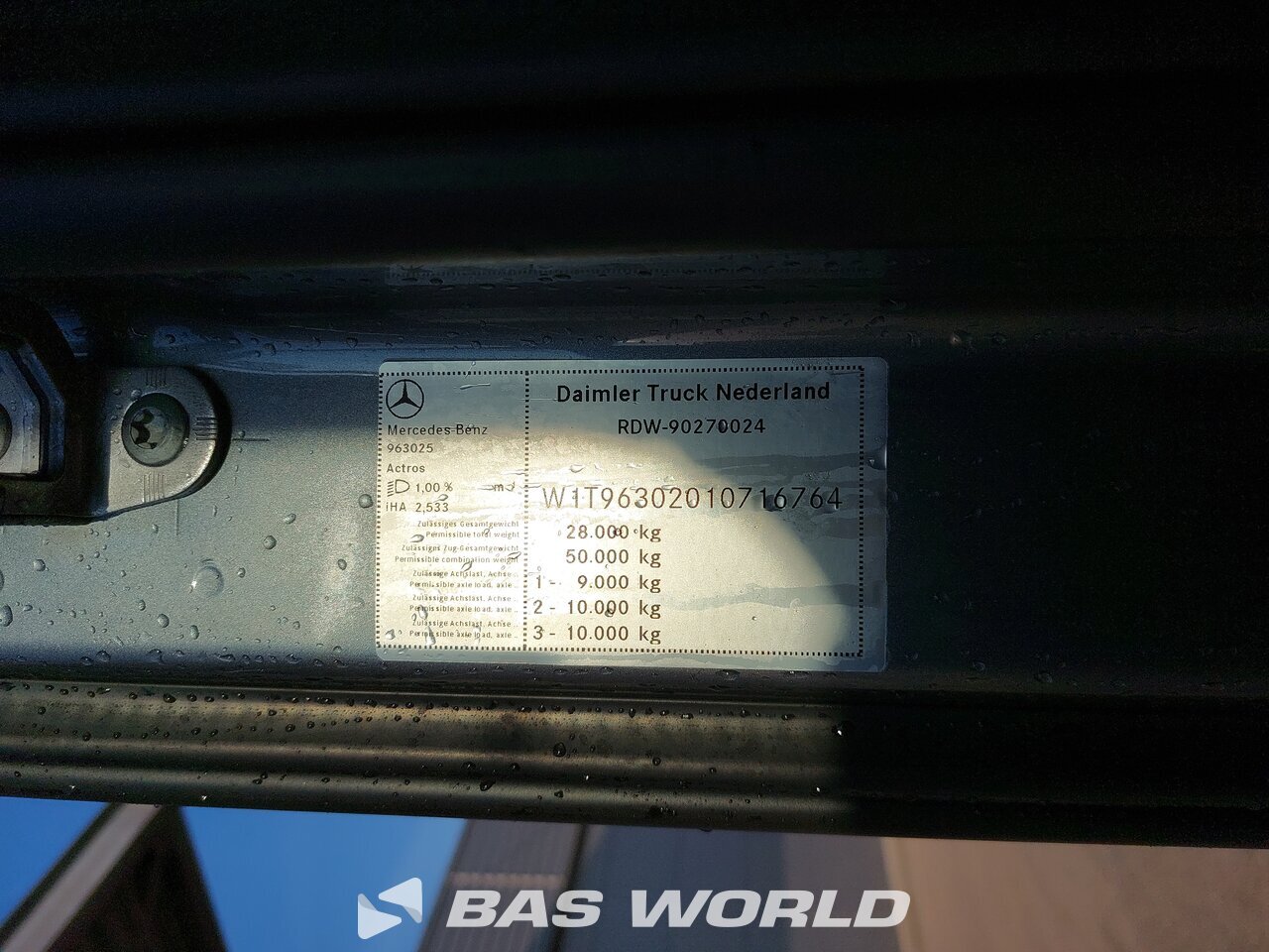 Other : Mercedes Actros L 2848 Kabelsystem lastbil
