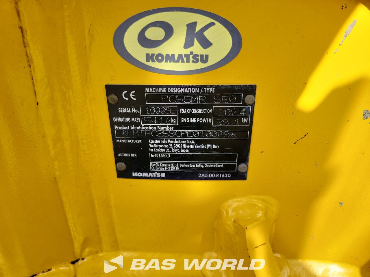 Other : Komatsu PC55 MR-5EO حفارة صغيرة أقل من 10 طن (حفارات صغيرة)