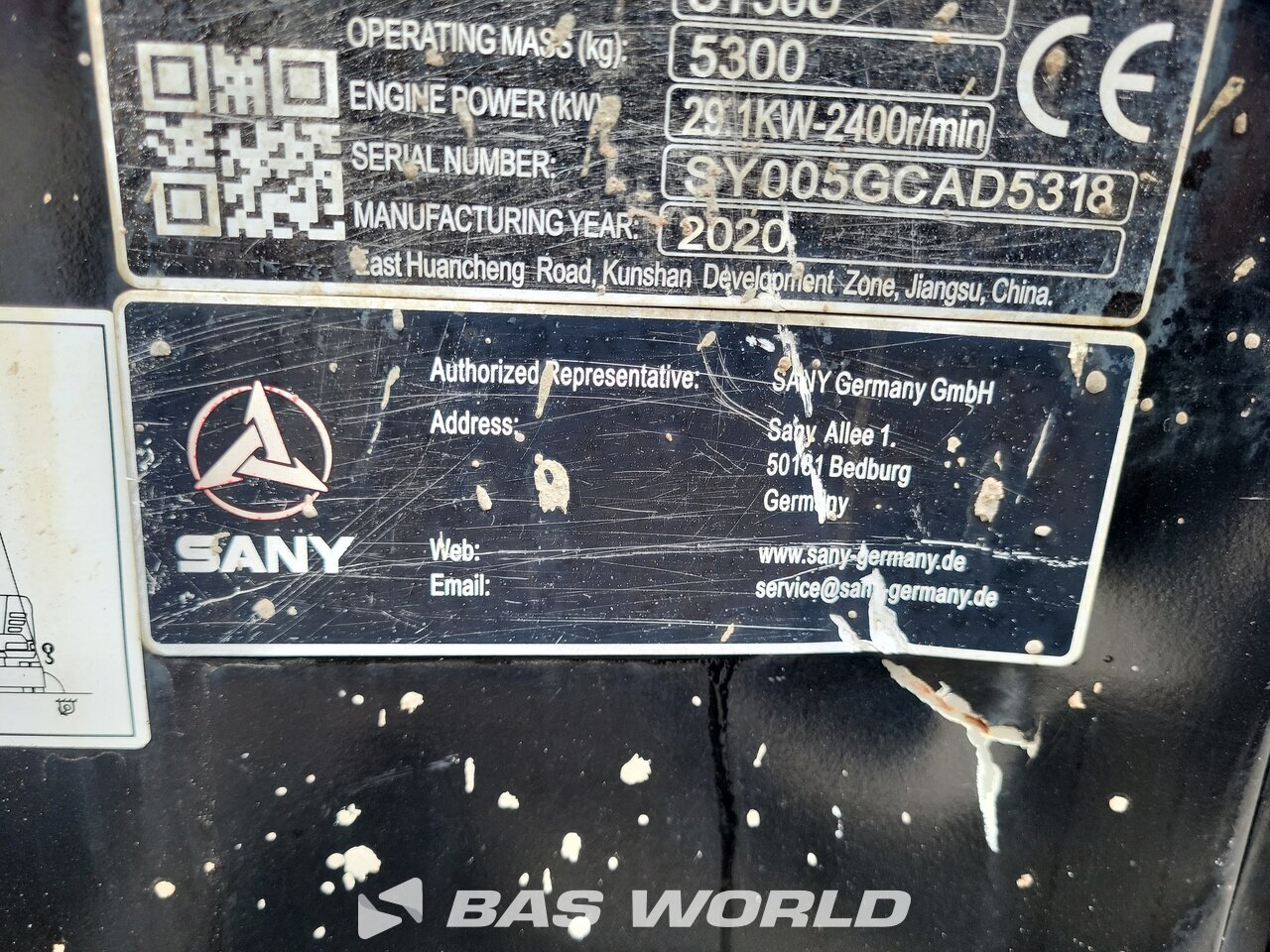 Other : Sany SY50 U Мини екскаватор <10 т
