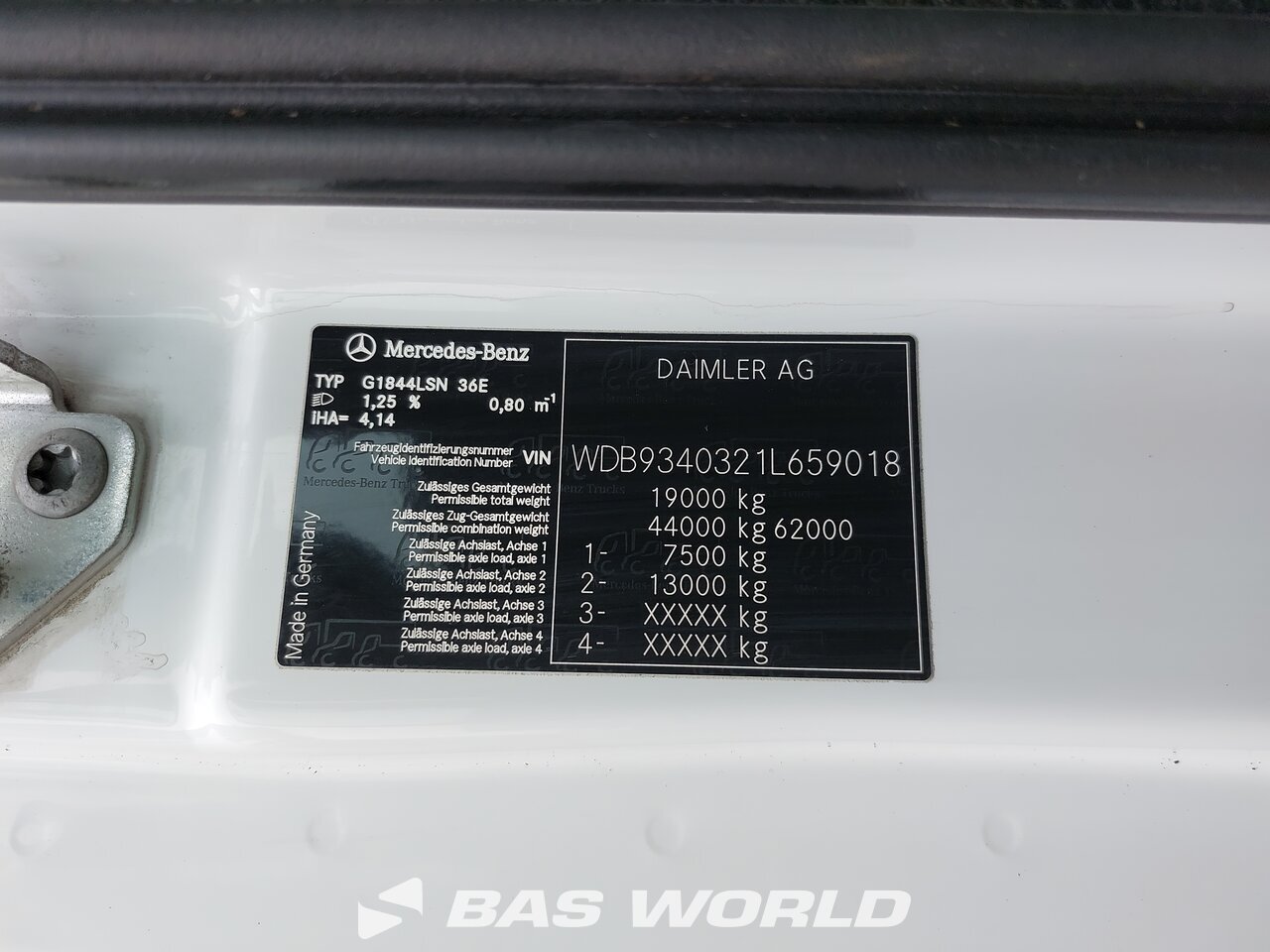 Other : Mercedes Actros 1844 Trækker
