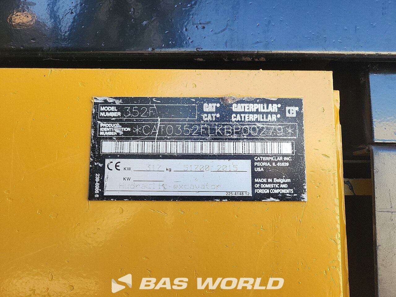 Other : Caterpillar 352 F Excavadora de cadenas