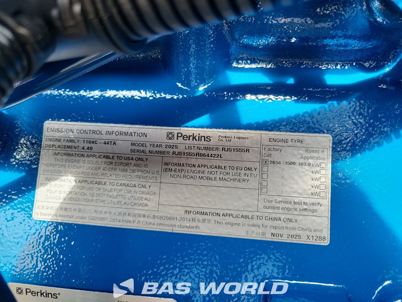 Other : FG Wilson P110-3 Annen generator