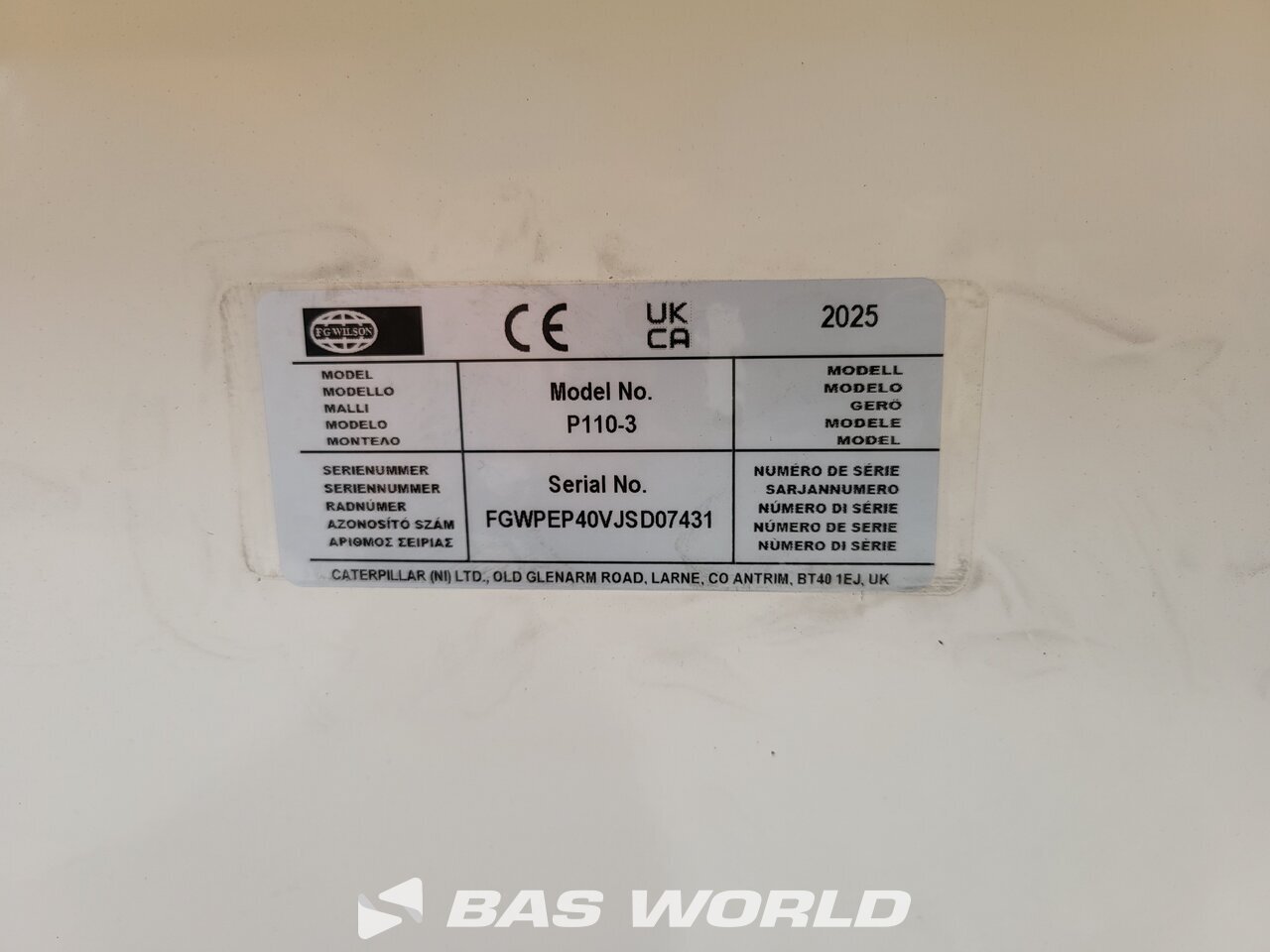 Other : FG Wilson P110-3 Annen generator