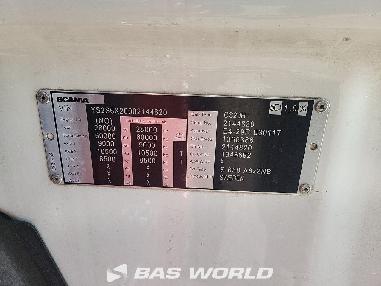 Other : Scania S650 Trattore stradale