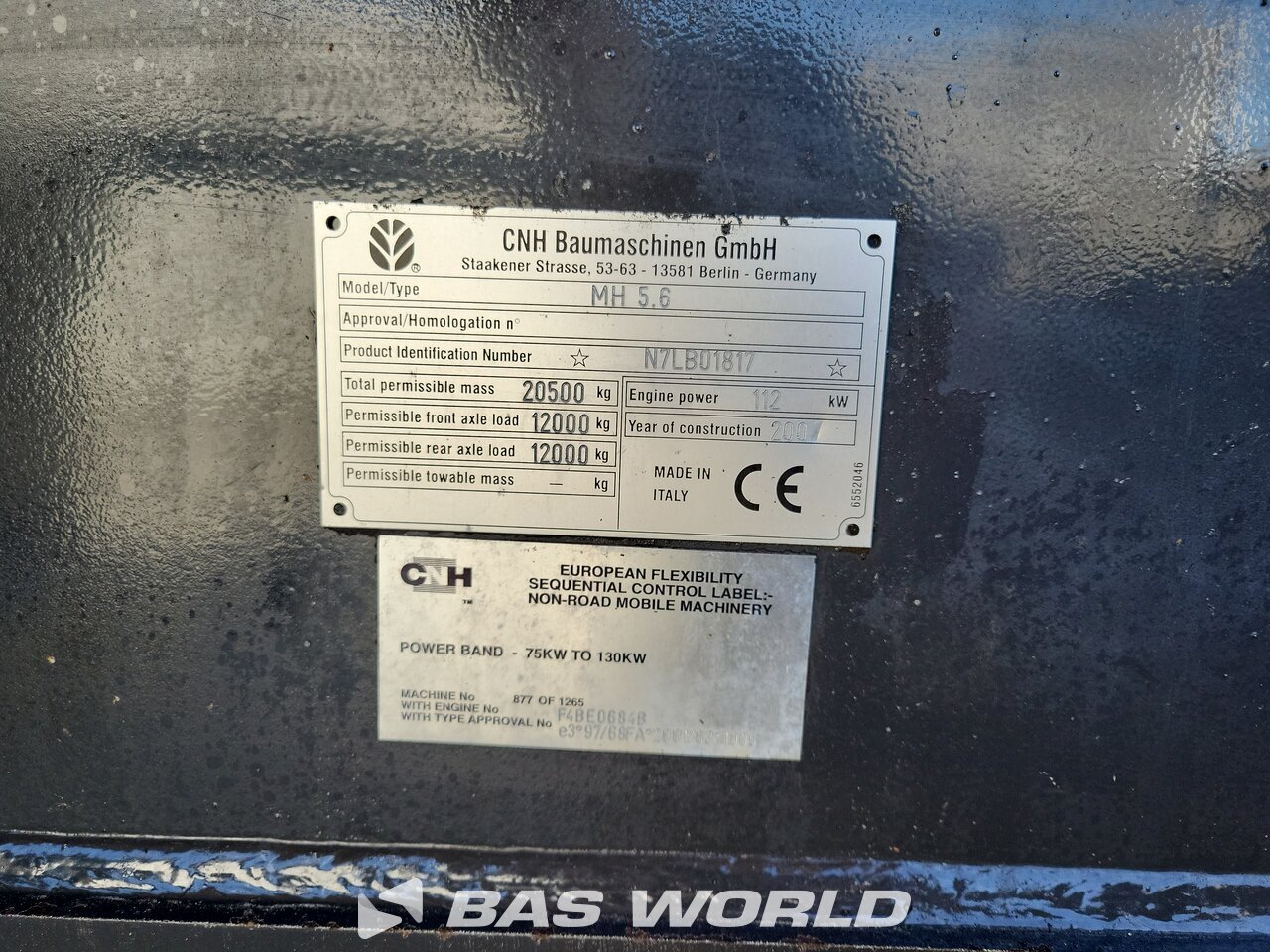 Other : New Holland MH 5.6 Pelle sur pneus