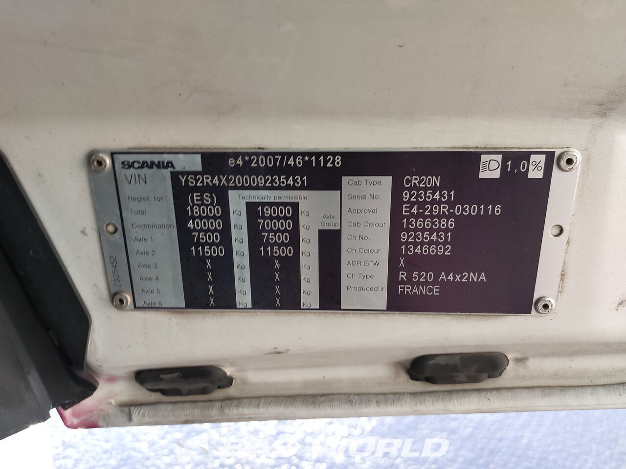 Other : Scania R520 Trækker