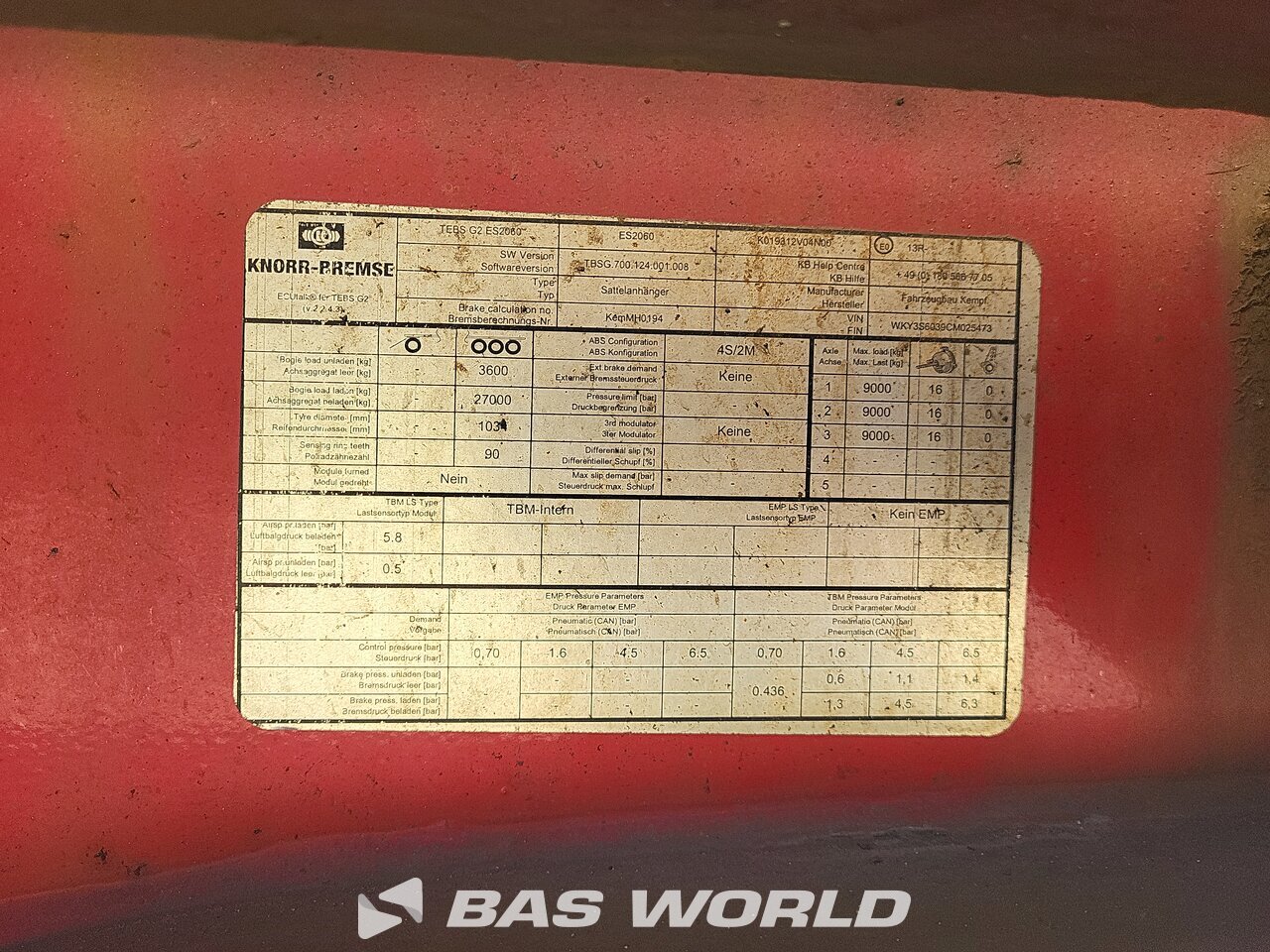 Other : Kempf Flatbed trailer