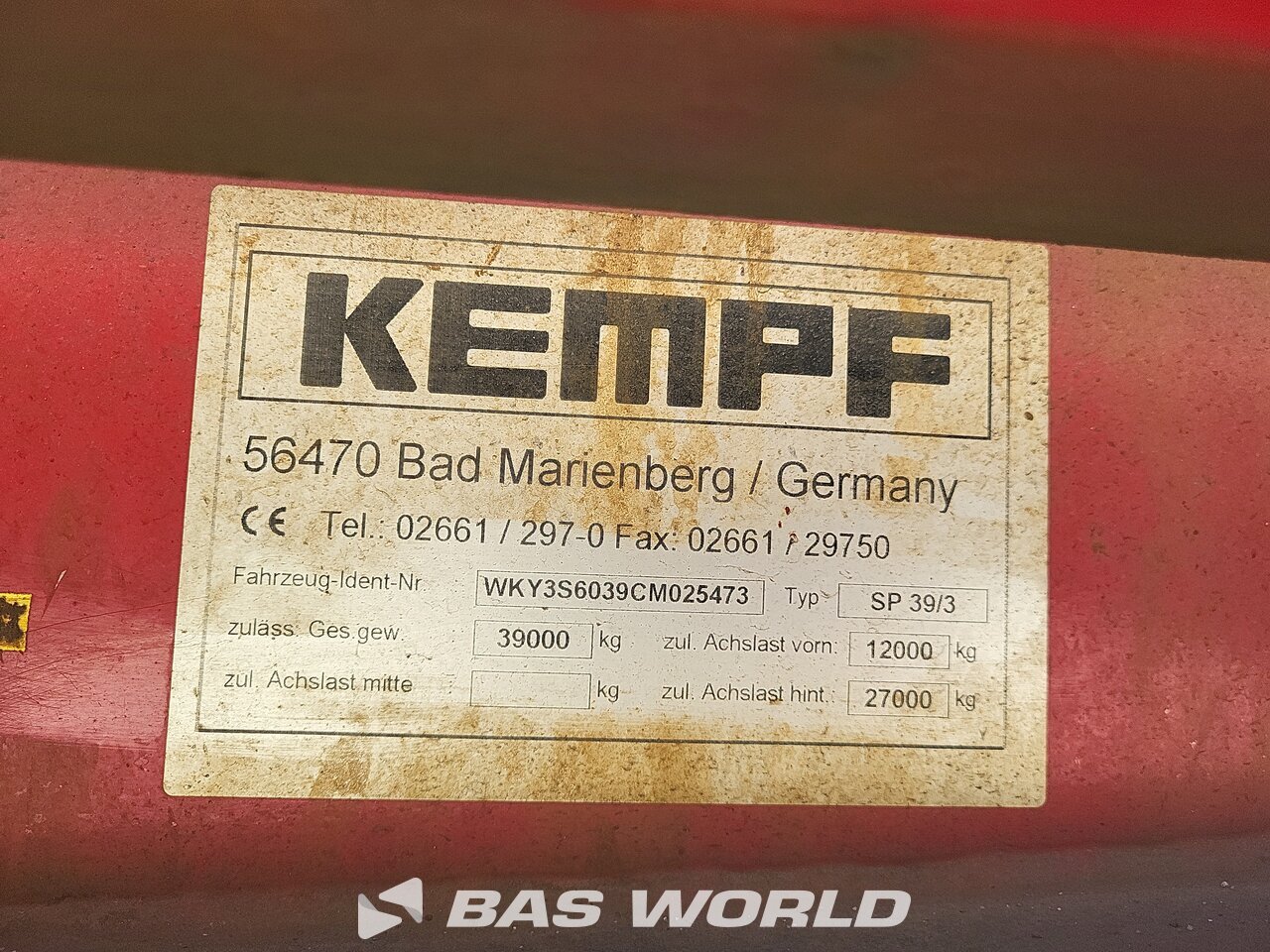 Other : Kempf Flatbed trailer