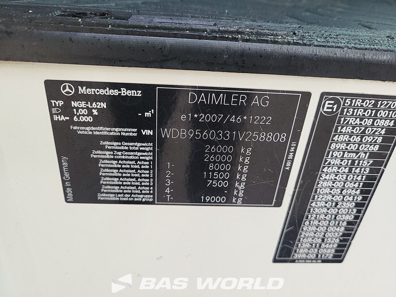 Other : Mercedes Econic 2635 Śmieciarka