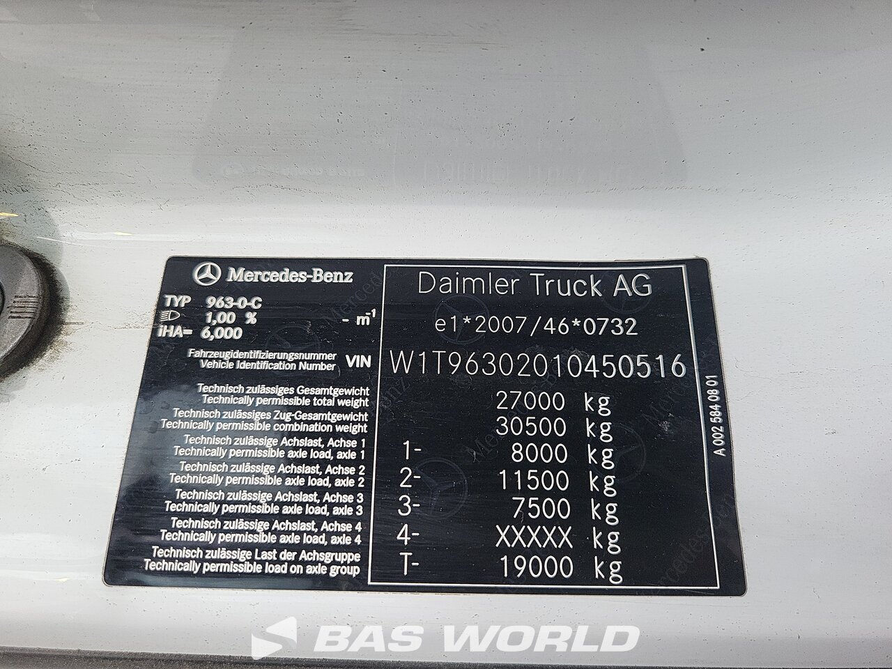 Other : Mercedes Arocs 2530 NGT грузовик с крюковым погрузчиком