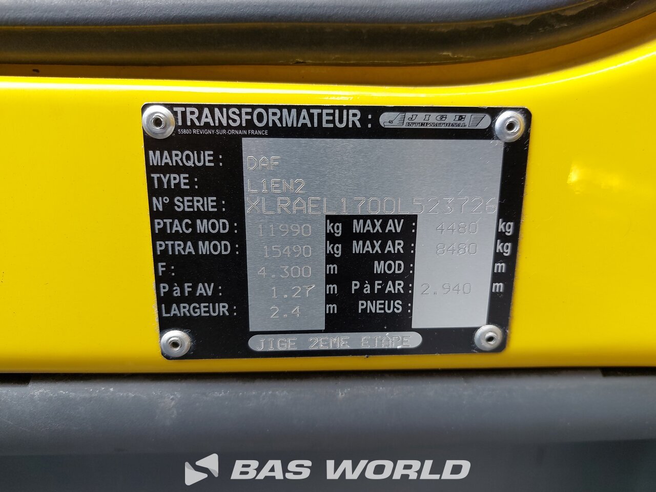 Other : DAF LF 230 Vehicul platforma