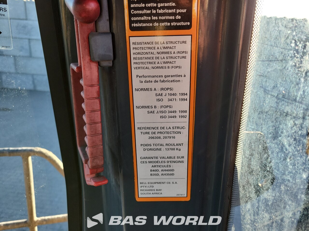 Other : Bell B40 D قلابة مفصلية