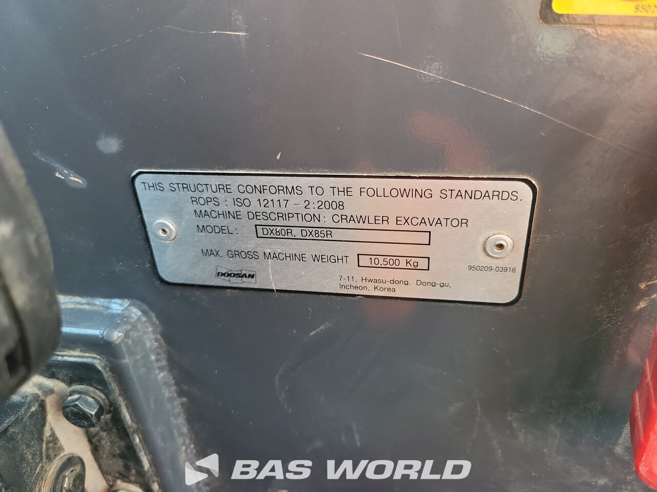 Other : Doosan DX85 R-3 Mini excavadora <10t