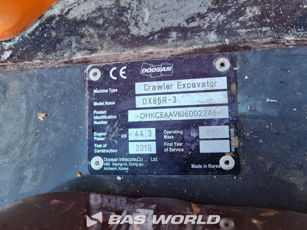 Other : Doosan DX85 R-3 Mini excavadora <10t