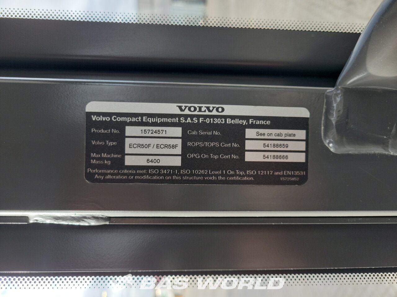 Other : Volvo ECR50 F Mini excavator <10t