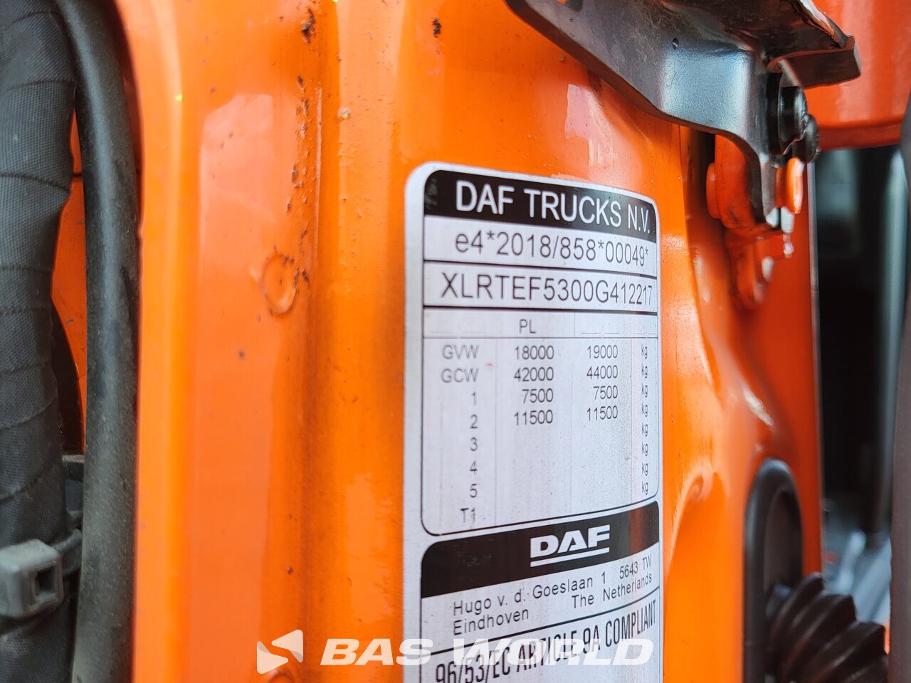 Other : DAF XG 480 Vetopöytäauto