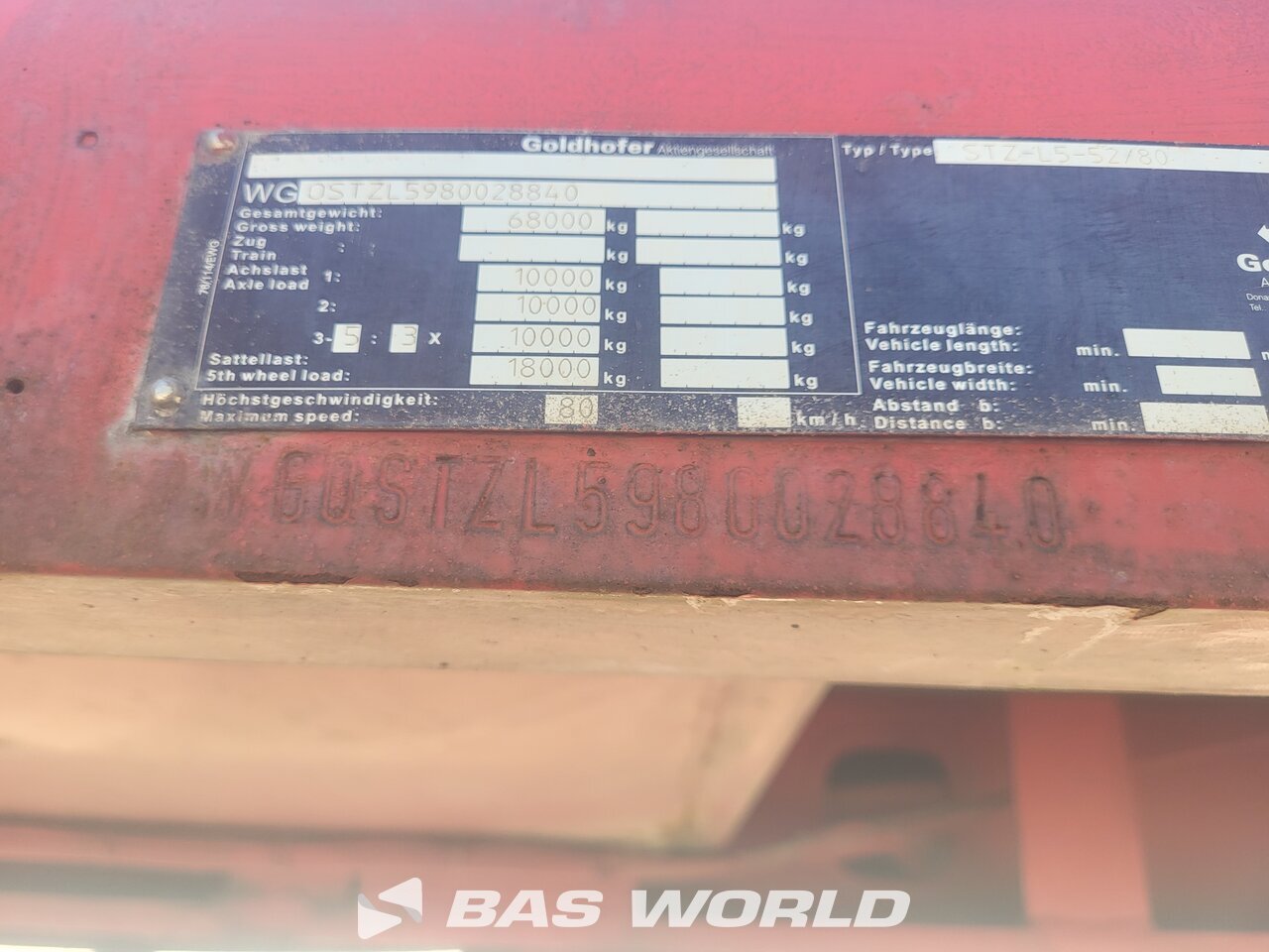 Other : Goldhofer Semirremolque cama baja