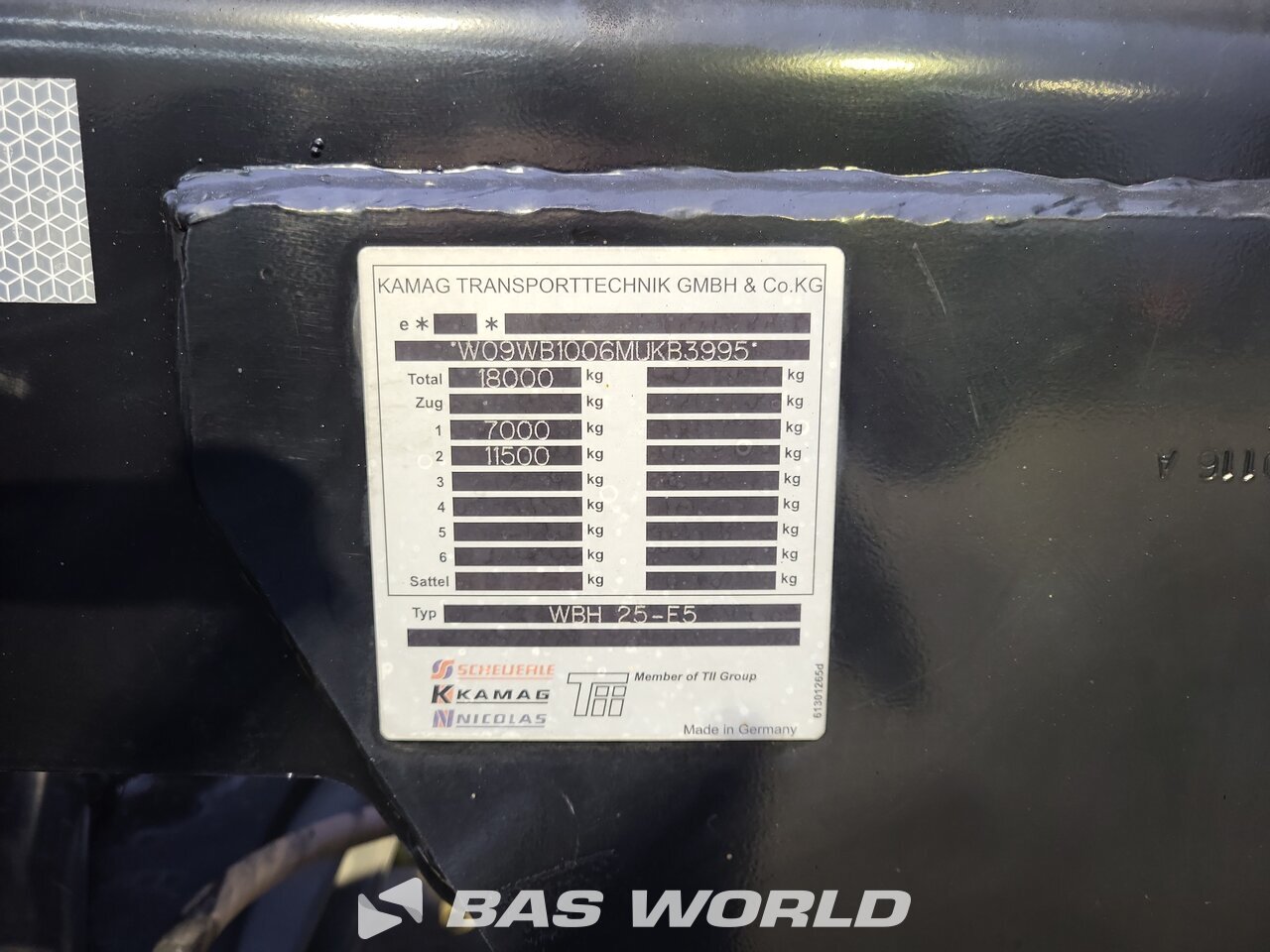 Other : Kamag WBH 25-F5 Camion Casse Mobili