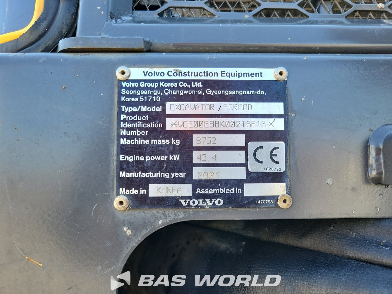 Other : Volvo ECR88 D Mini excavator <10t