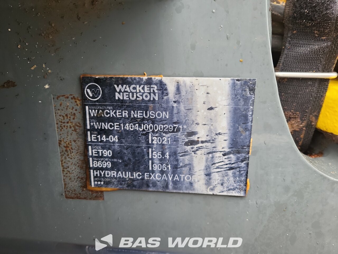 Other : Wacker Neuson ET90 حفارة صغيرة أقل من 10 طن (حفارات صغيرة)