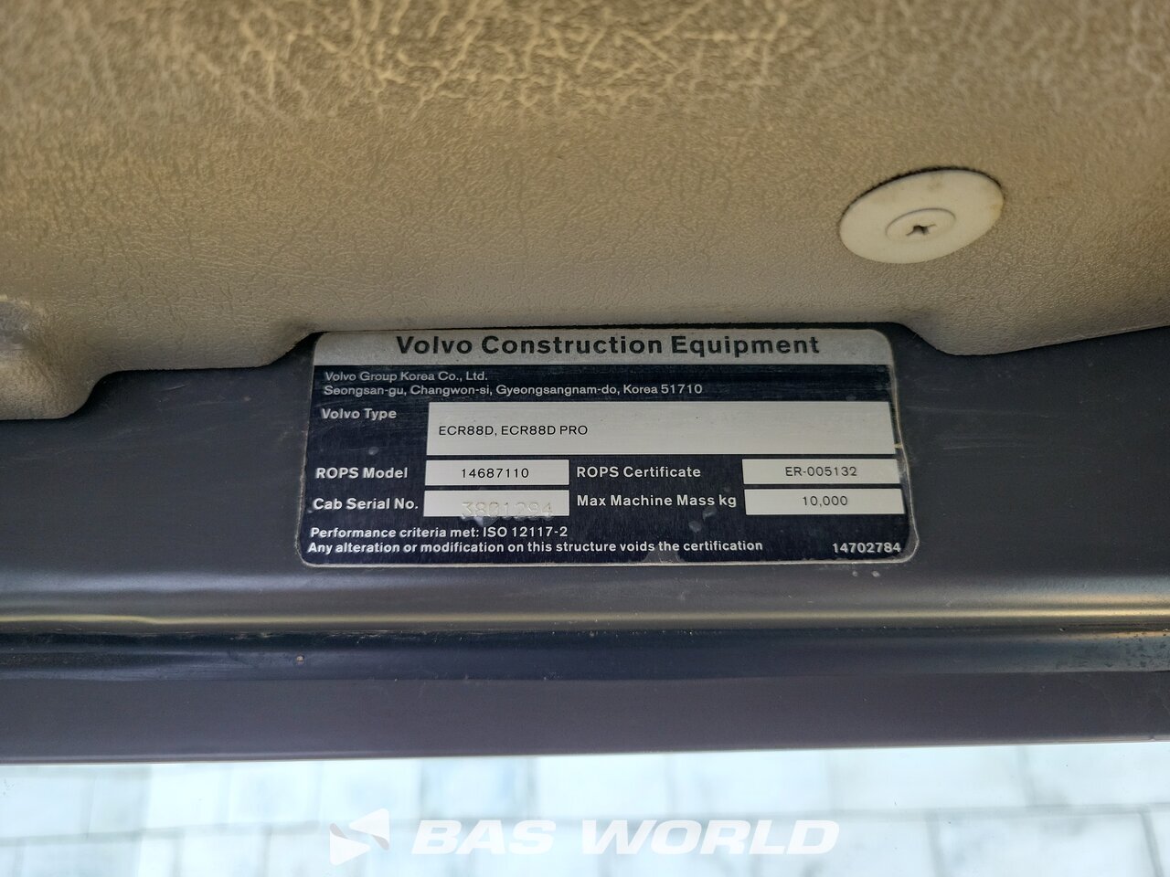 Other : Volvo ECR88 D Mini excavator <10t