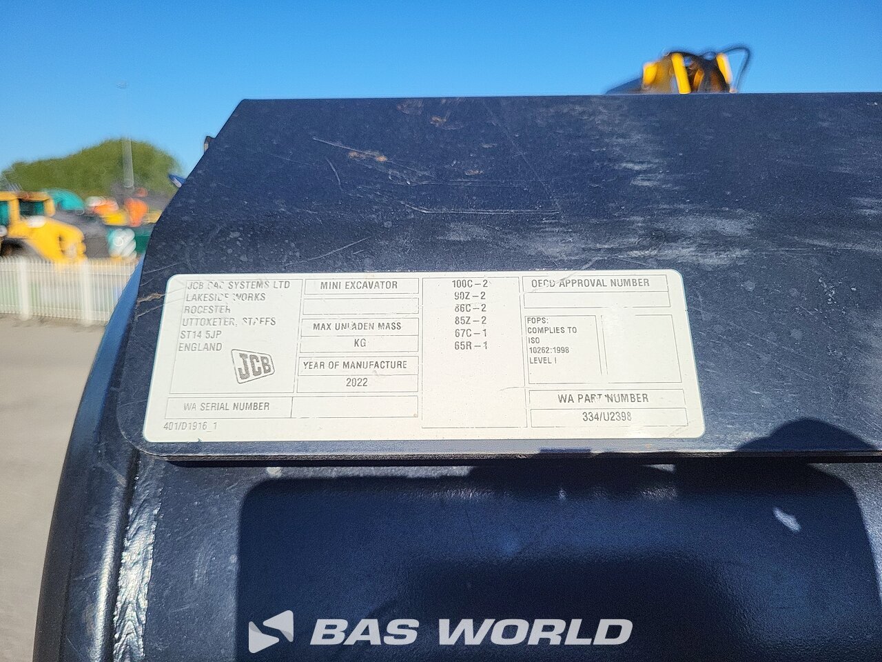 Other : JCB 90Z-2 Mini bager <10t
