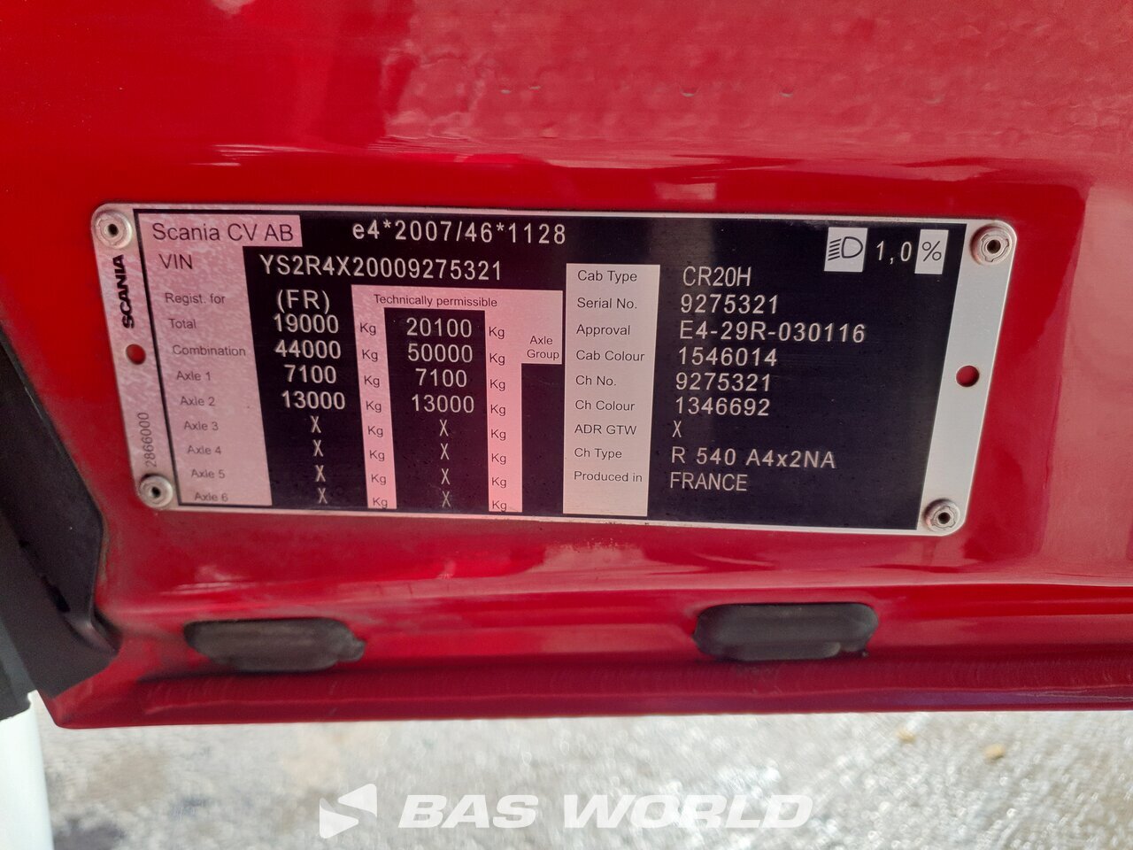 Other : Scania R540 Trækker
