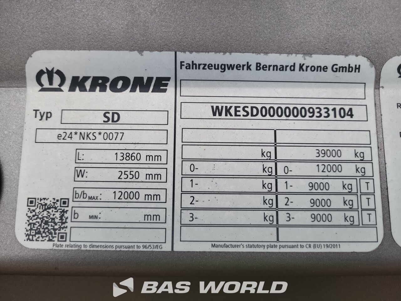 Other : Krone Zamknięta naczepa