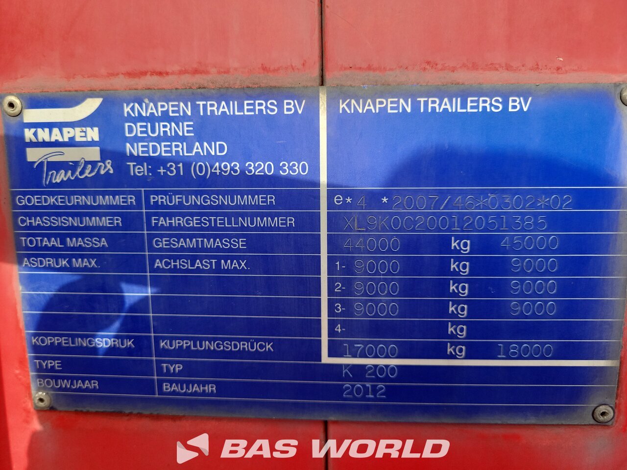 Other : Knapen Walking floor
