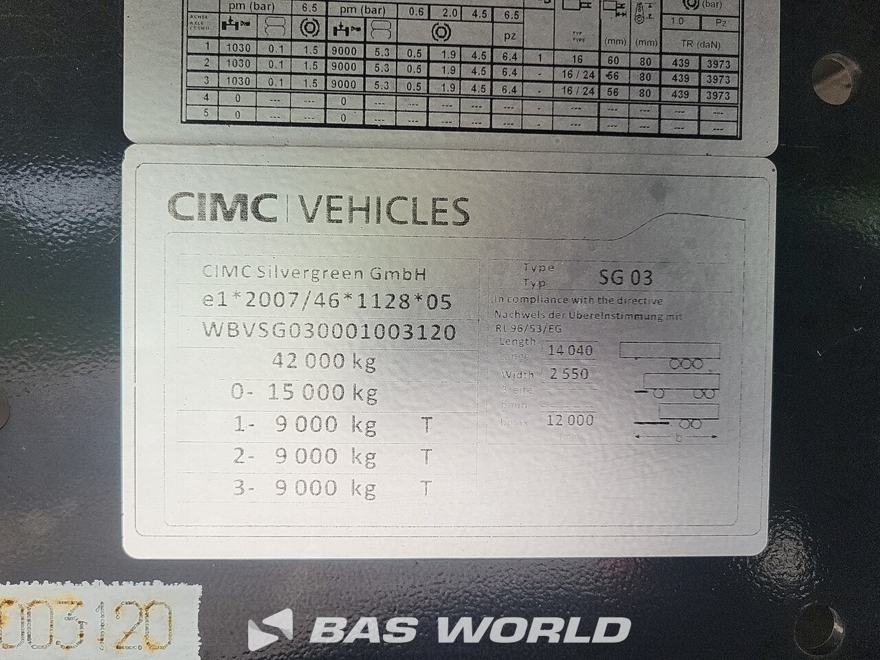 Other : CIMC Curtainside semi-trailer
