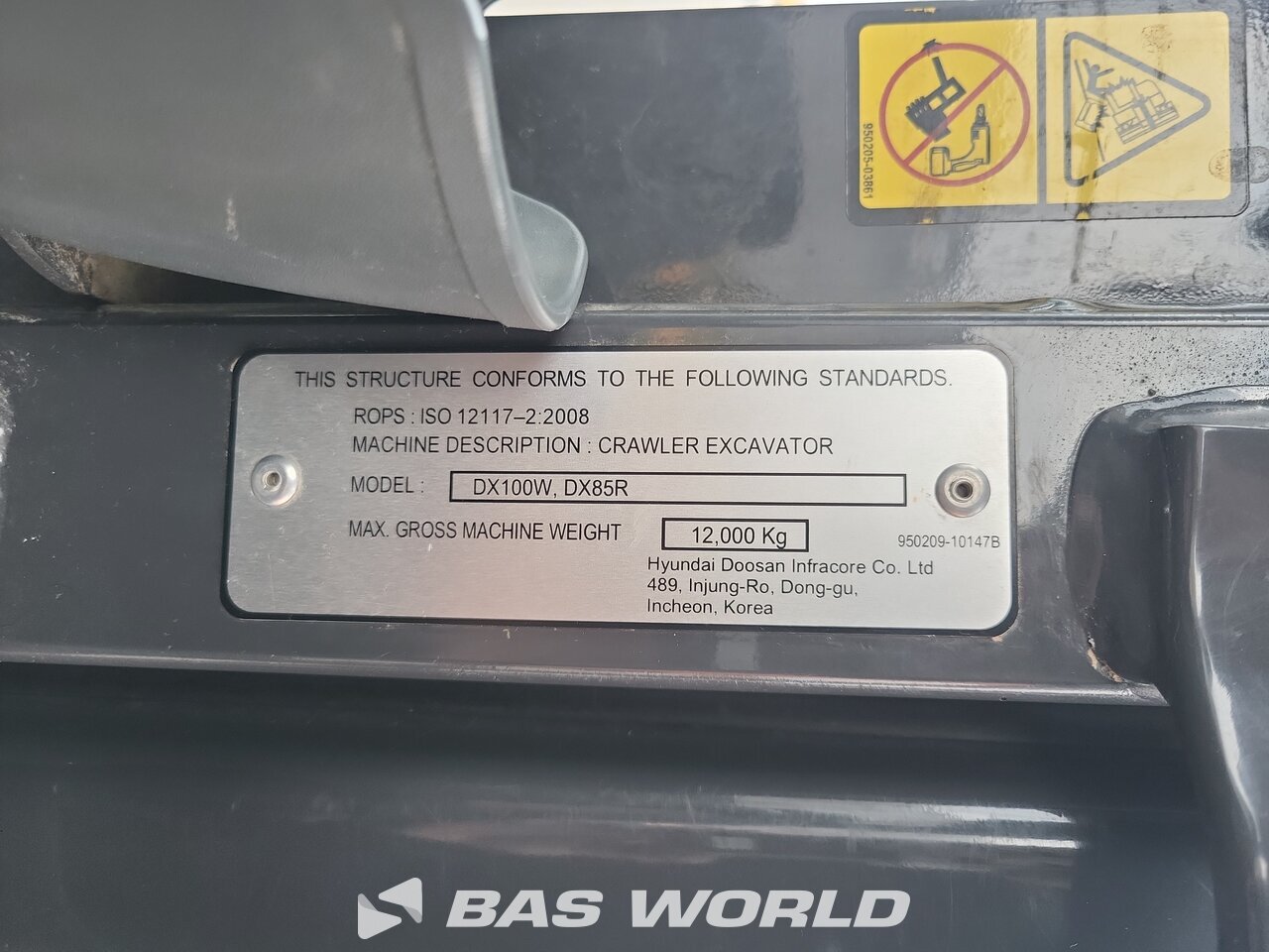 Other : Doosan DX85 R-7 Mini bager <10t
