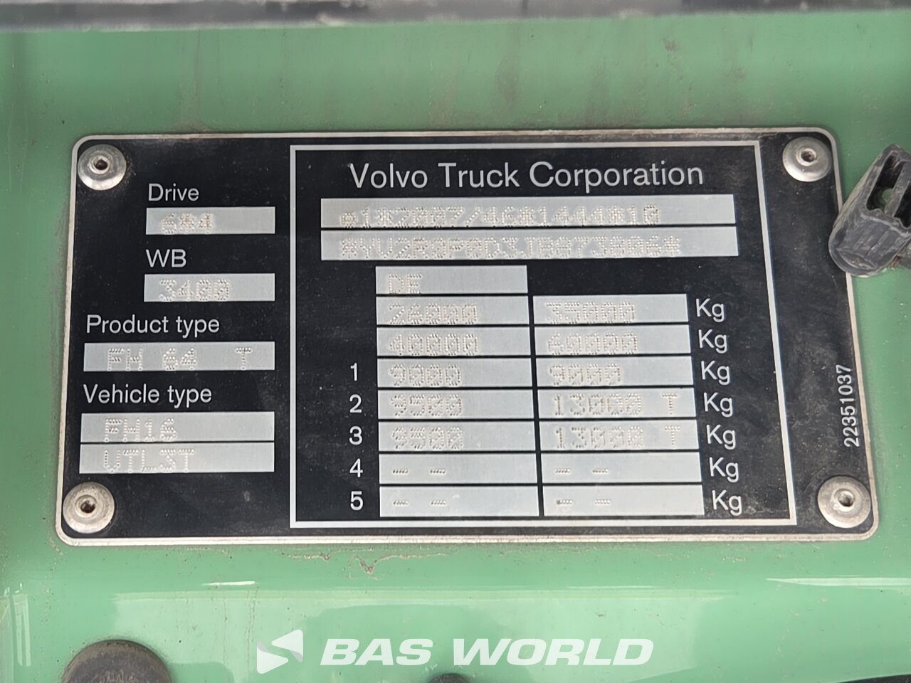 Other : Volvo FH16 750 Tractor Unit