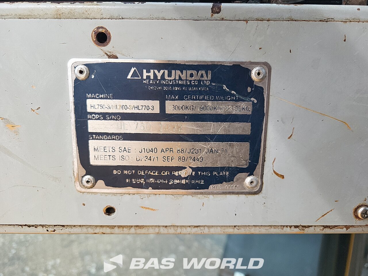 Other : Hyundai HL760 Wheel loader