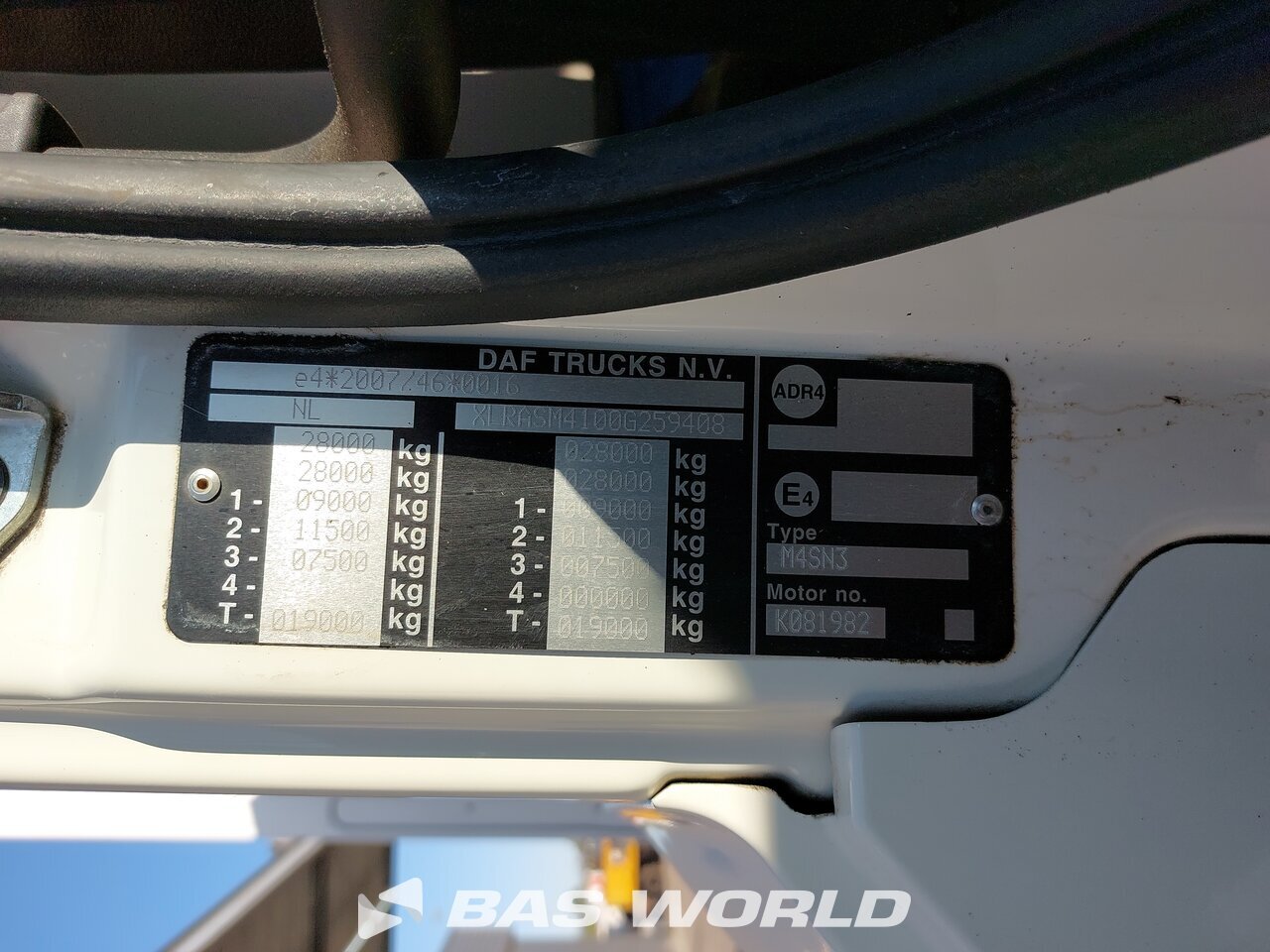 Other : DAF CF 300 شاحنة القمامة