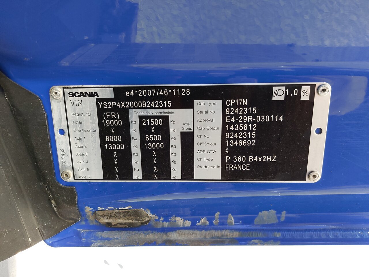 Other : Scania P360 Concrete mixer Truck